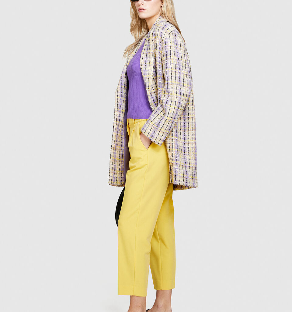 Solid color joggers - women's joggers - Yellow | Sisley image number 2